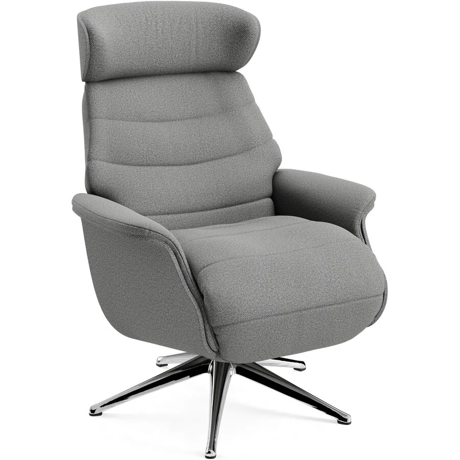 Relaxsessel Cam Denno - 1261 Deep Grey Stoff/Metall T 88 B 83 H 113 cm - Möbel Konfigurator: Traummöbel individuell zusammenstellen