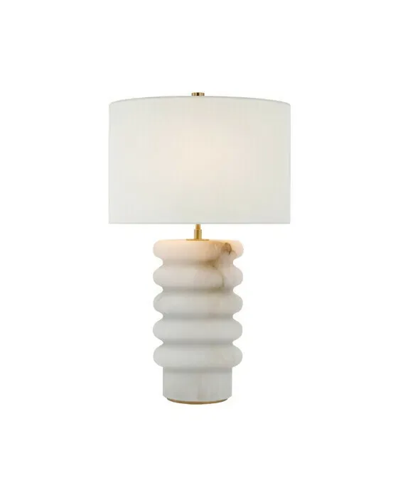 Onda Medium Table Lamp Alabaster