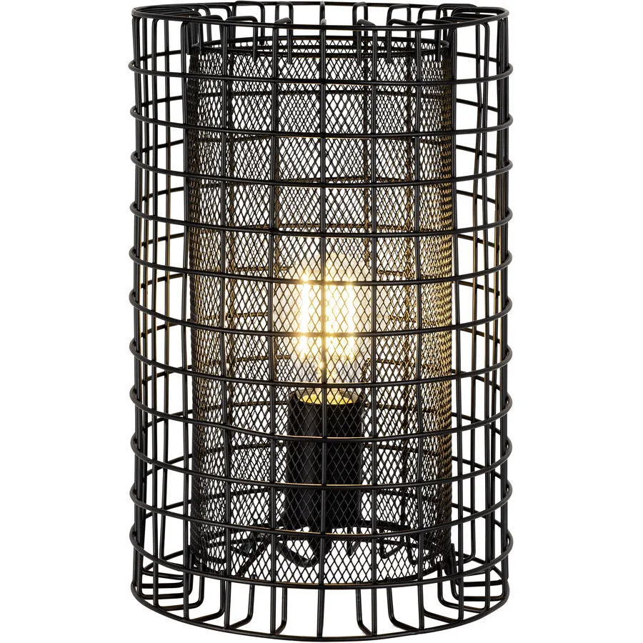 Tischlampe Skrad Schwarz Metall 20 cm 30 cm