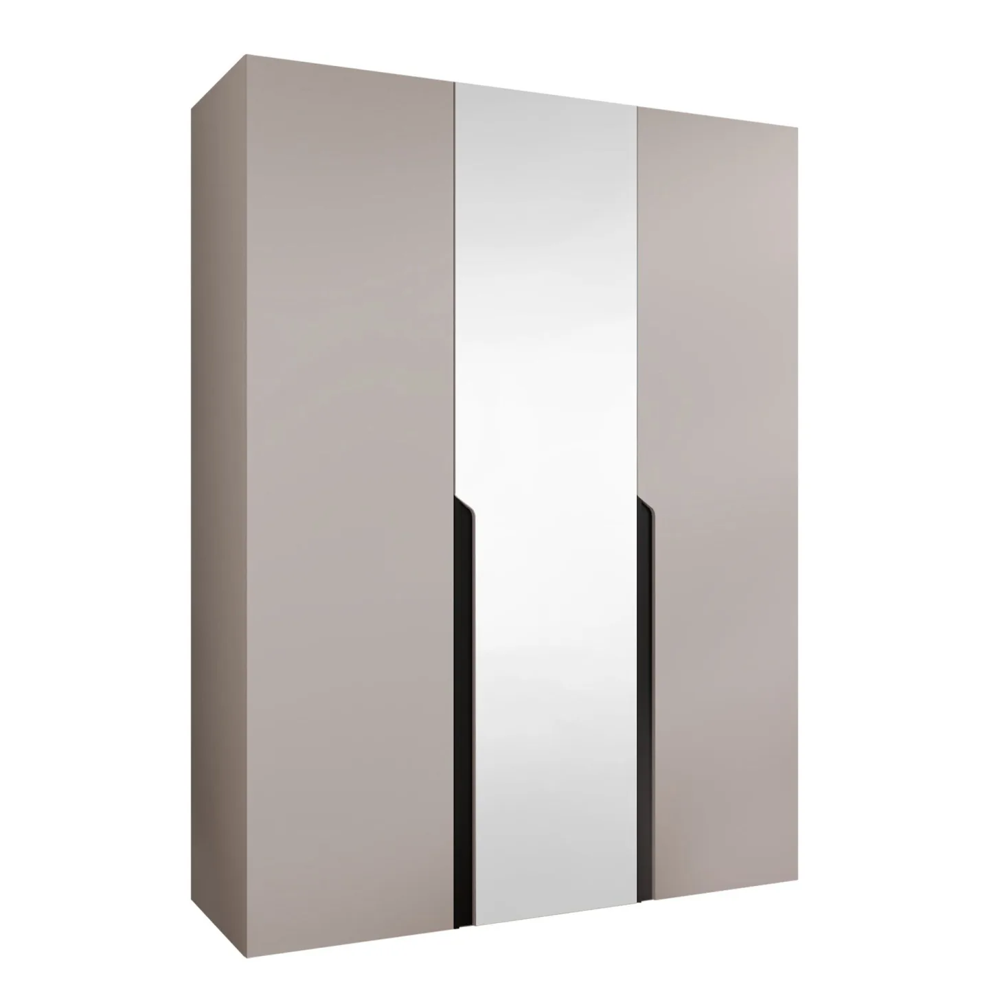Milias Garderob med spegel 150x202 cm - beige