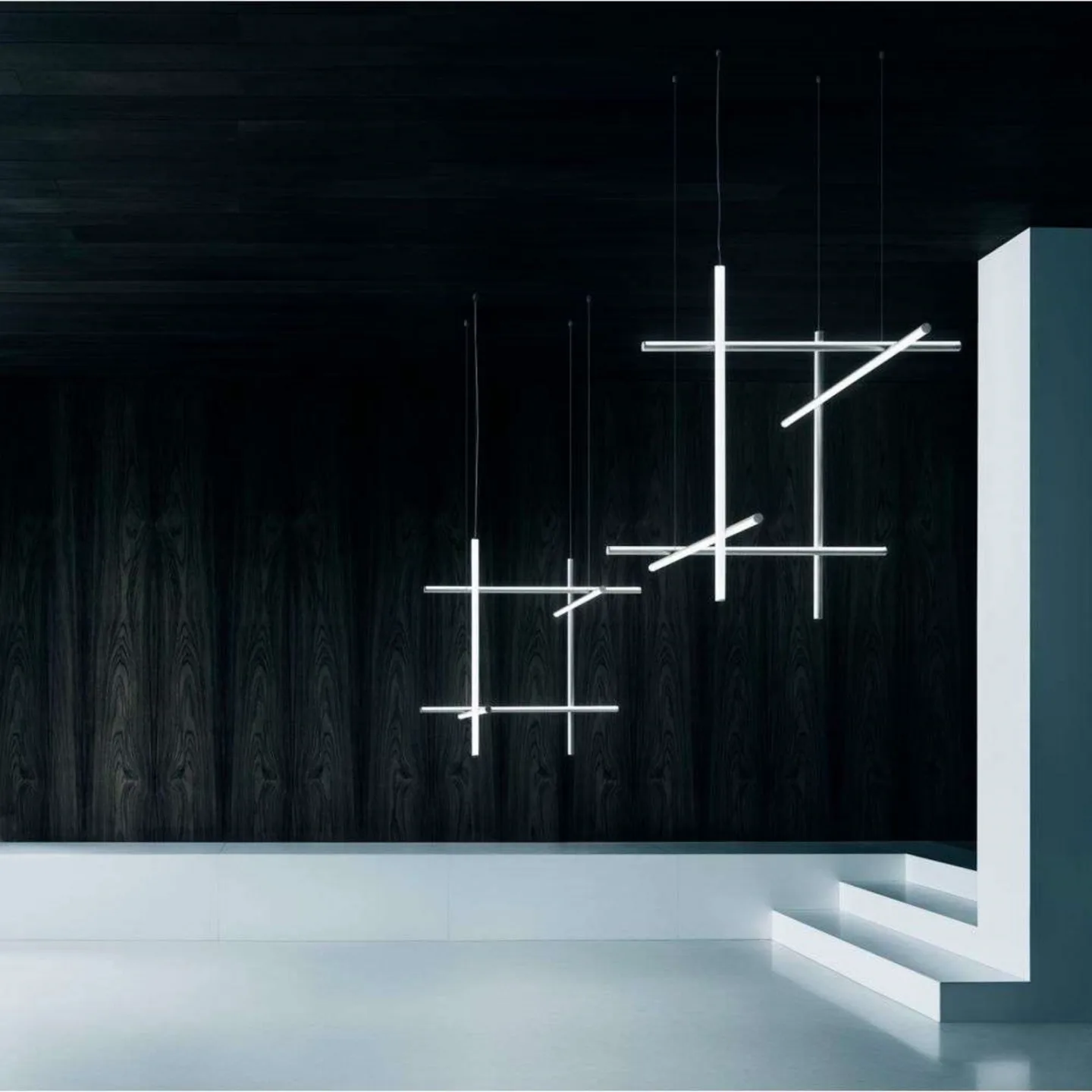 Coordinates S3 Taklampa Moon Grey - Flos - Vardagsrum - Aluminium