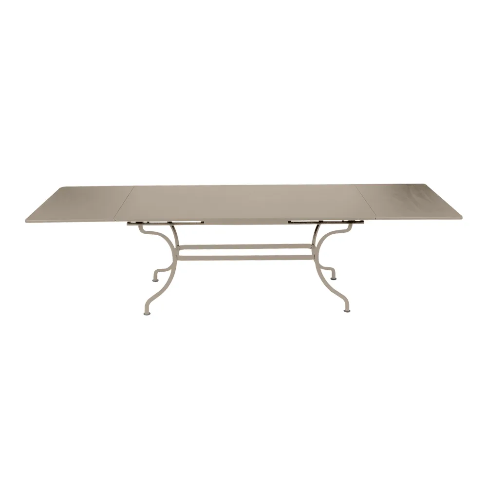 Fermob - Romane Table 200/300x100 cm Nutmeg 14 - Matbord utomhus - Beige - Metall