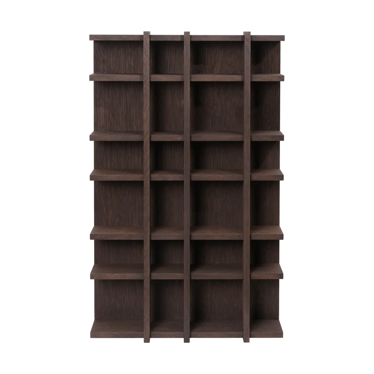 Ferm Living Tilem Bücherregal Dunkel gebeizte Eiche, 4x6