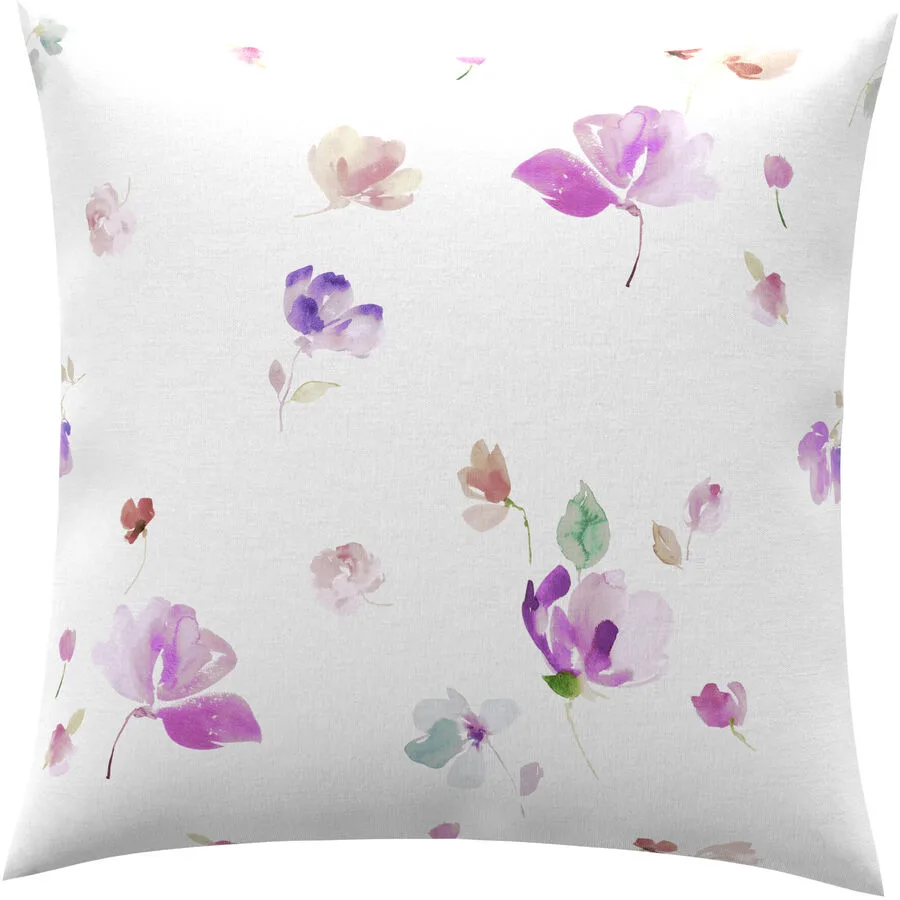 Kissenbezug Adelina Bunt Blumenmuster Baumwolle B 65 T 65 cm