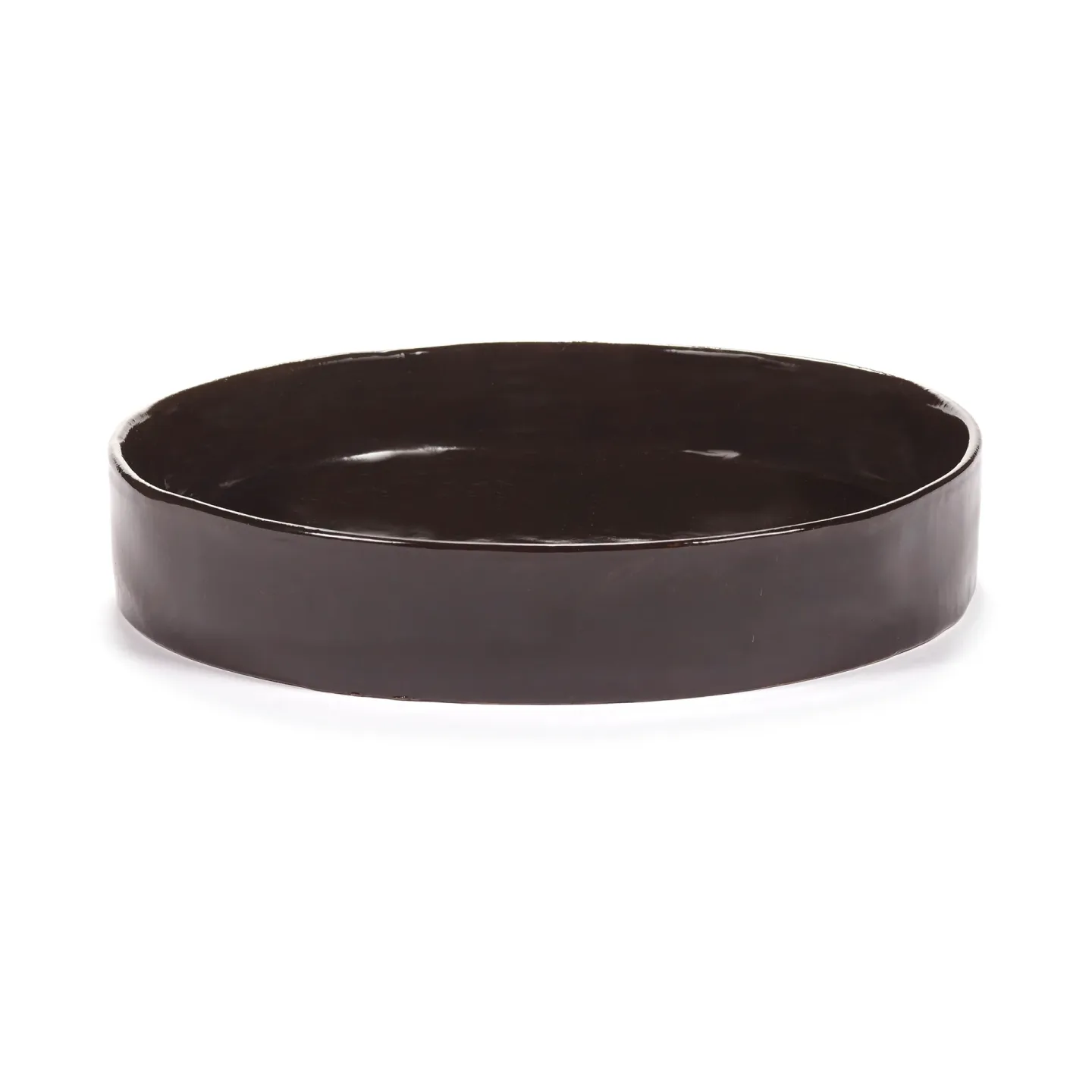 Serax La Mère tiefer Teller L Ø25 cm Dark brown