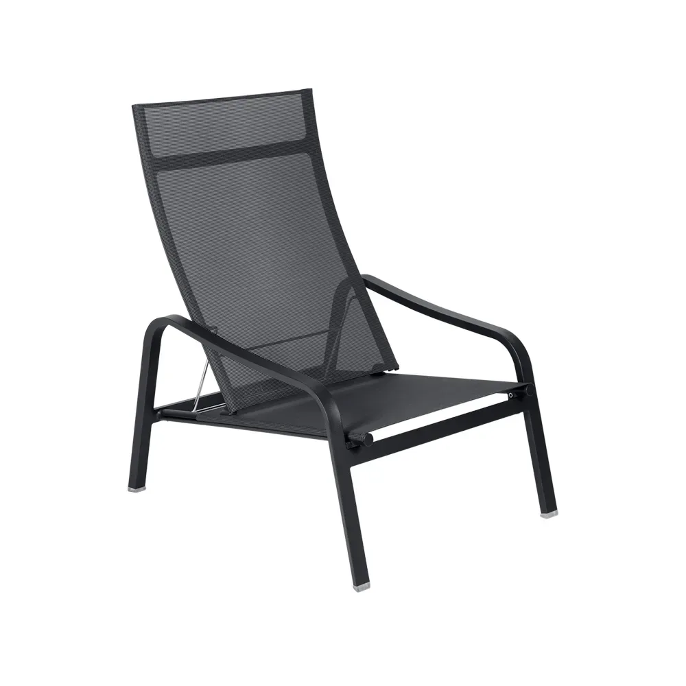 Fermob Alize karmstol låg Anthracite (grå) (grå)
