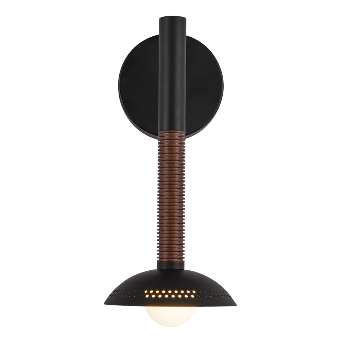 Arden LED-Wandlampe, schwarz Höhe 36 cm Metall dim - Elstead - Wohnzimmer - Modern - Aluminium - Einflammig