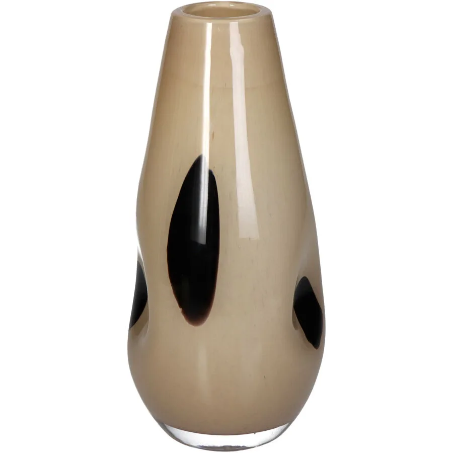 Vase Myko Beige Glas 25 cm