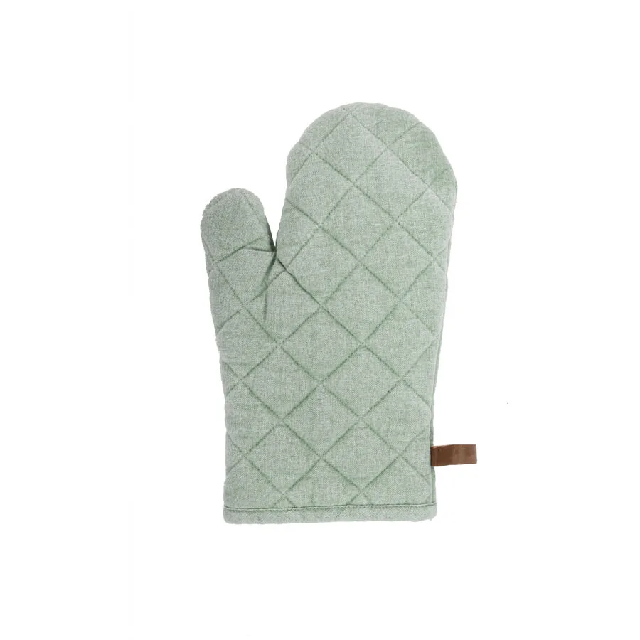 Ofenhandschuh Myrna Grün Baumwolle 18 cm