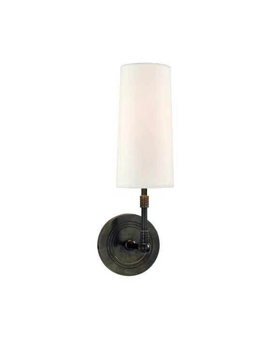 Ziyi Sconce Bronze/Linen