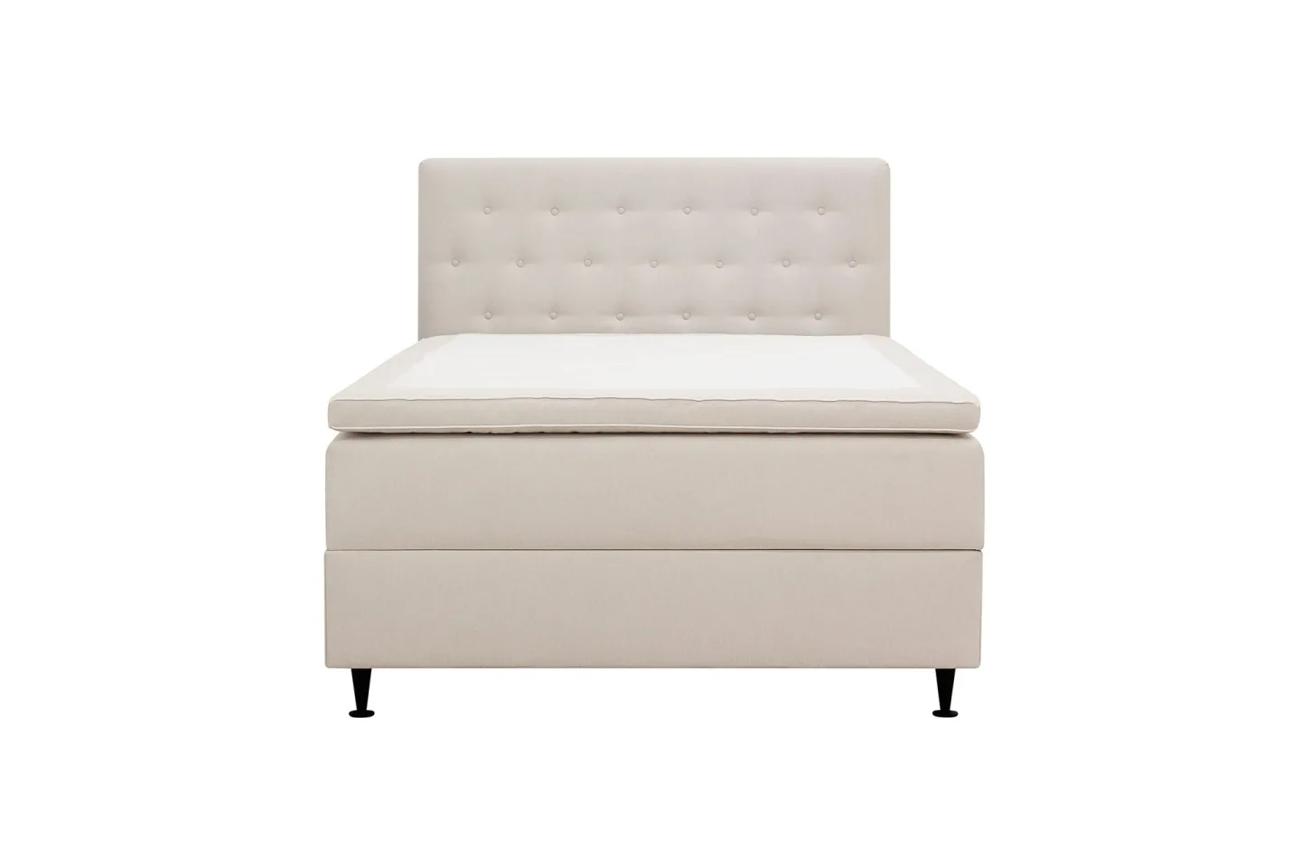 HVILA Plus Komplett Sängpaket med Förvaring 120x200 cm - Ljusbeige