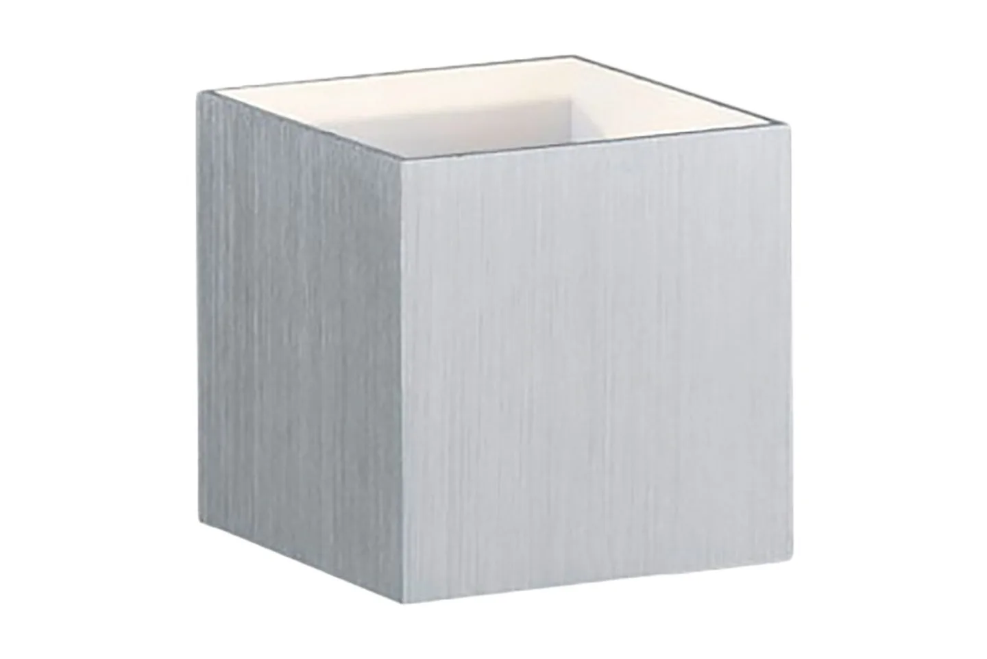 Louis LED Vägglampa borstad aluminium - Vit
