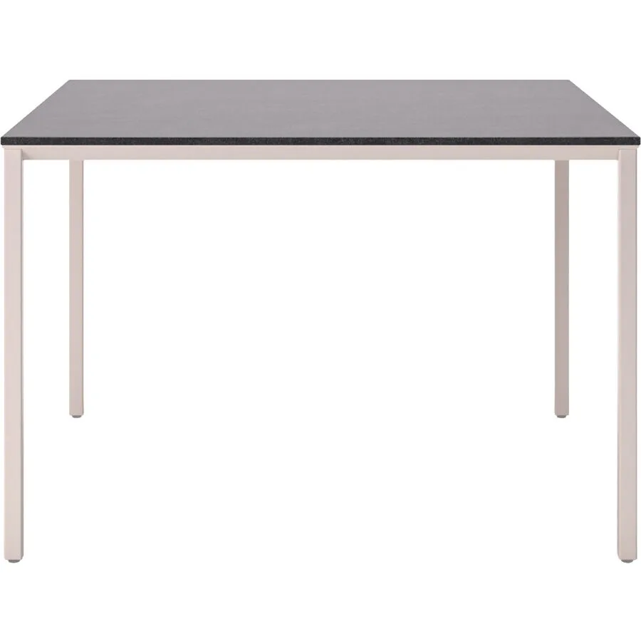 Beistelltisch Barillo taupe Keramik Massivholz B 60 H 40 cm