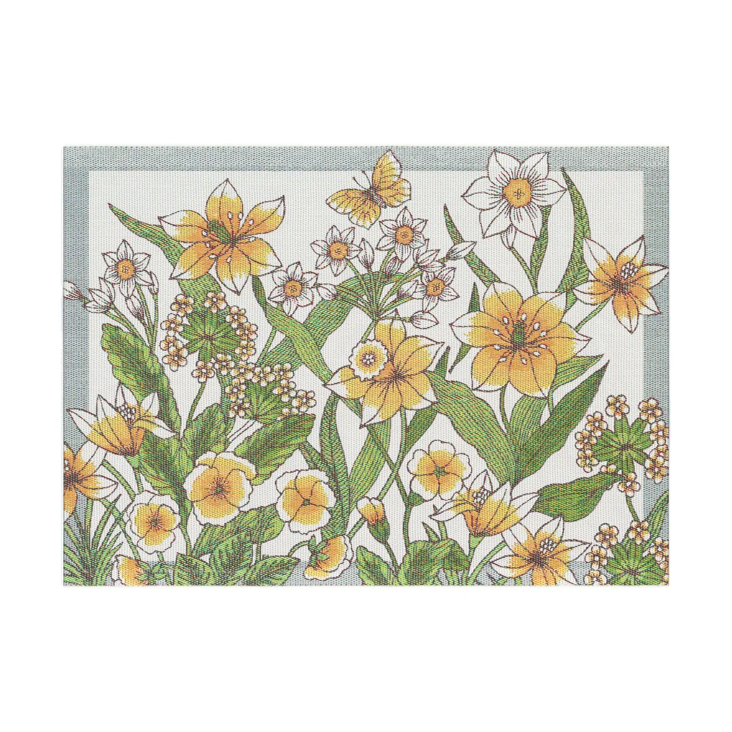 Ekelund Linneväveri Daffodil Tischset 35x48 cm Gelb
