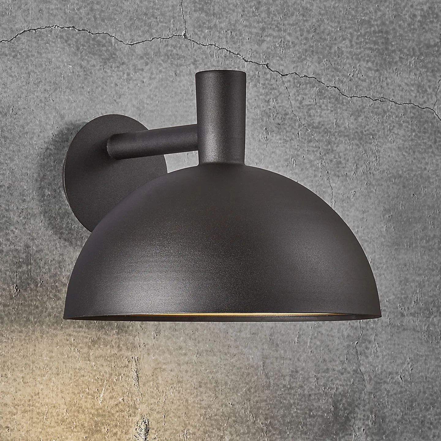 Arki 35 Udendørs Væglampe Black - Nordlux - Moderne - Metal - Med én lyskilde