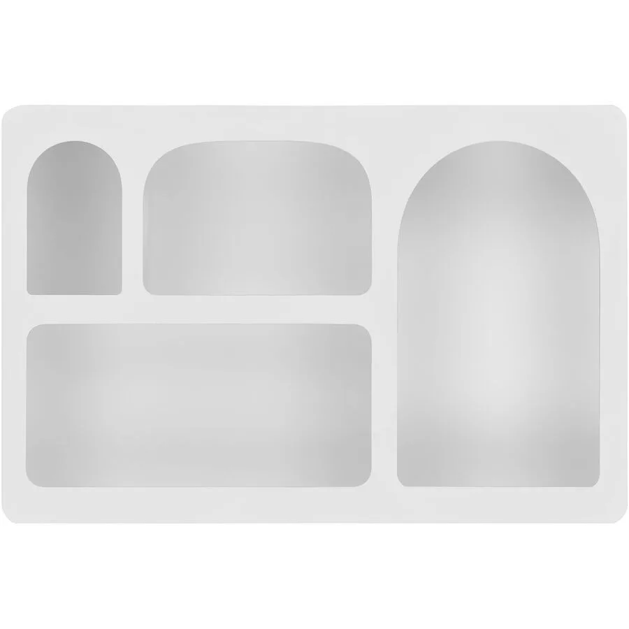 Wandregal Revino weiss MDF B 60 T 13 cm
