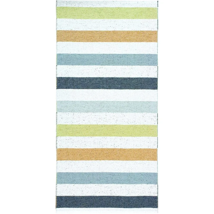 HORREDSMATTAN Outdoor-Teppich Happy Grau 70 cm 150 cm - Material: PVC - Outdoor-Teppich