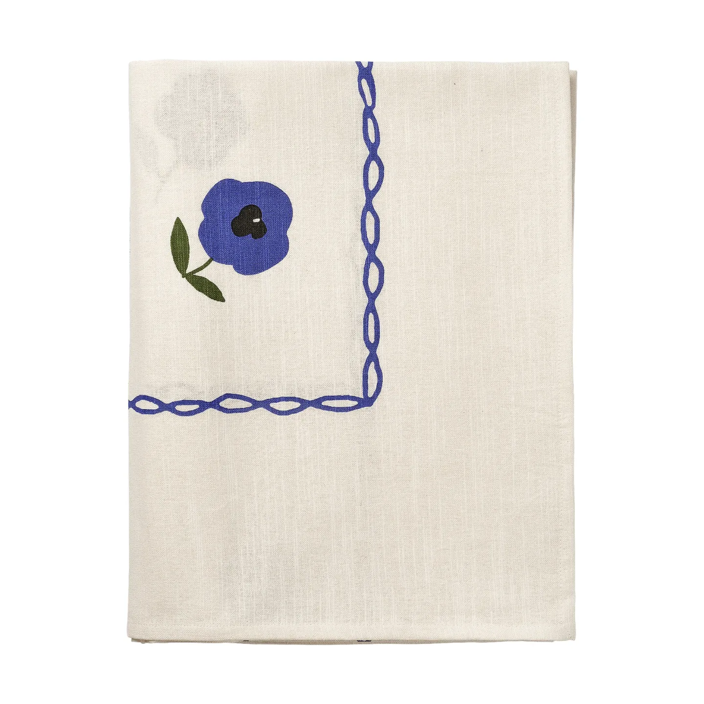 Pick a Poppy Madelen Möllard Pansy Tischdecke Blau 250x150 cm
