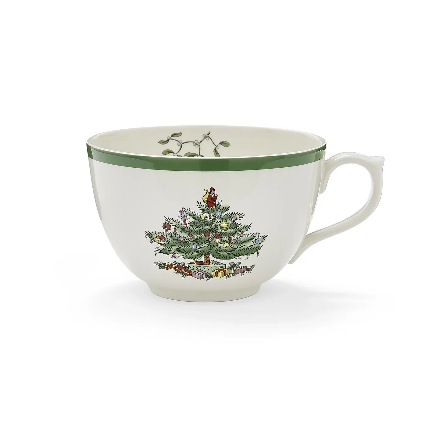 Spode Christmas Tree jumbomugg White-green-red, 56 cl