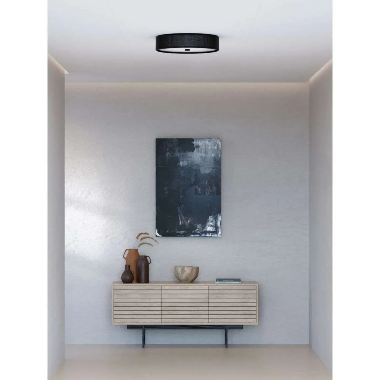 Grain Taklampe L Matt Black - Herstal - Kjøkken - Metall