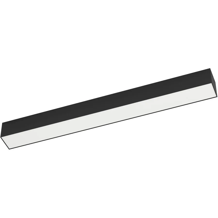Eglo Deckenlampe aussen Salitta Schwarz Aluminium/Stahl 5.5 cm 5.5 cm - LED - Lichtfarbe: Warmweiss - LED Energiesparlampen