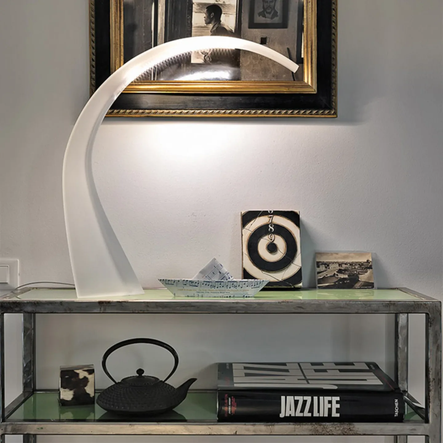 Taj Mini LED Bordslampa Vit - Kartell - Vardagsrum - Design - Plast - Rund