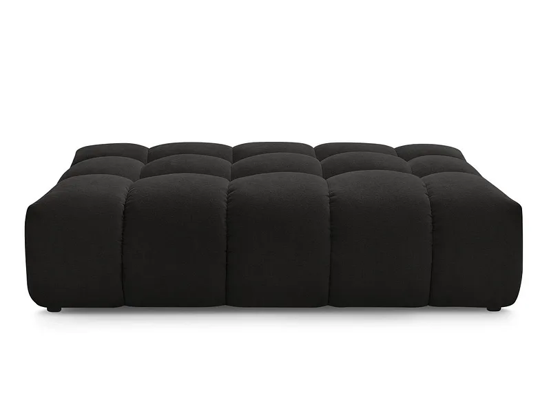 Hocker BOBOCHIC EVEREST 100x166x40cm stoff mit textur schwarz