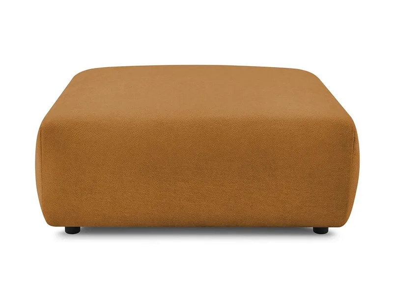 Hocker BOBOCHIC LUCIEN 108x108x46cm stoff gelb