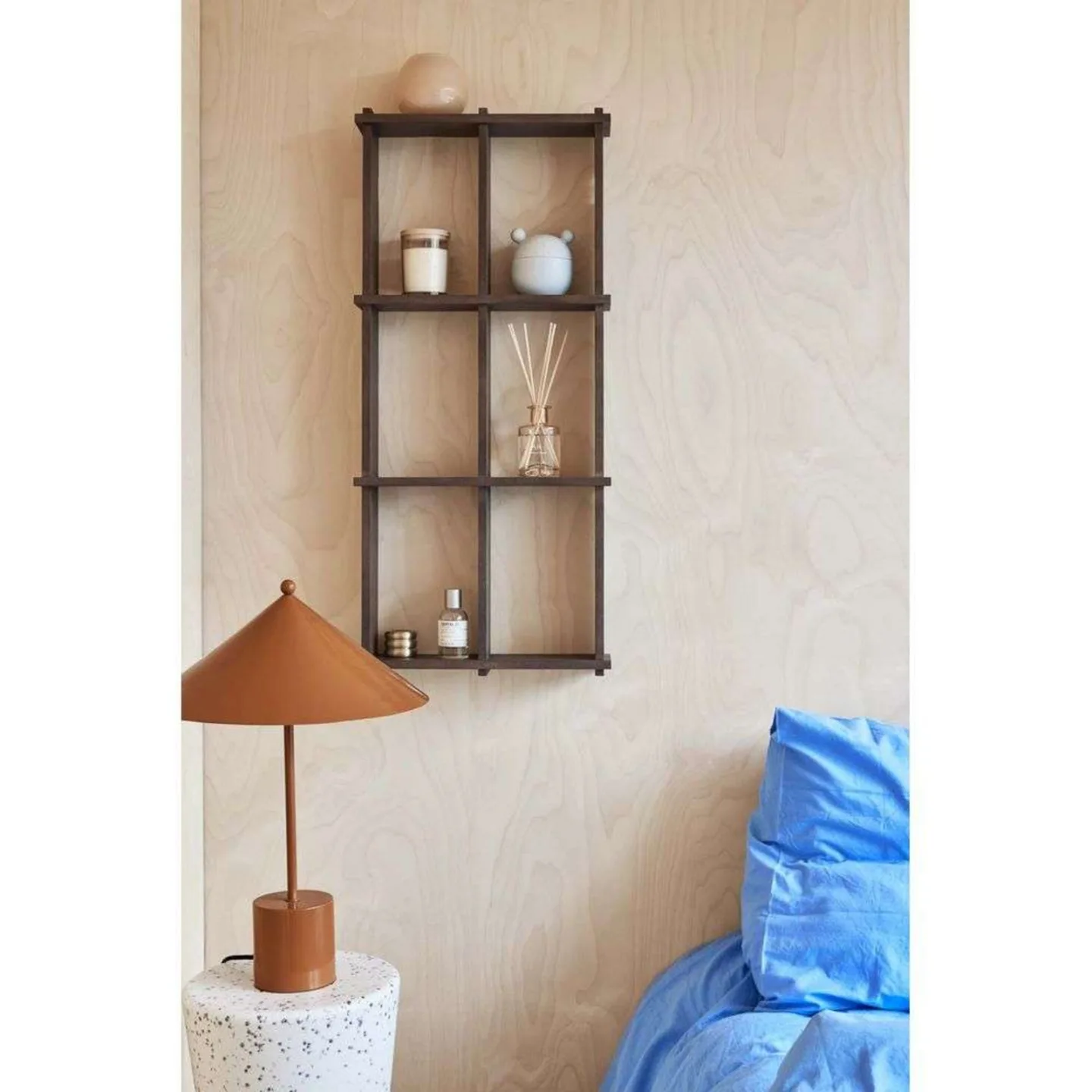 Kasa Tischleuchte, karamell, Metall, E14 - OYOY Living Design - Wohnzimmer - Skandinavisch - Einflammig