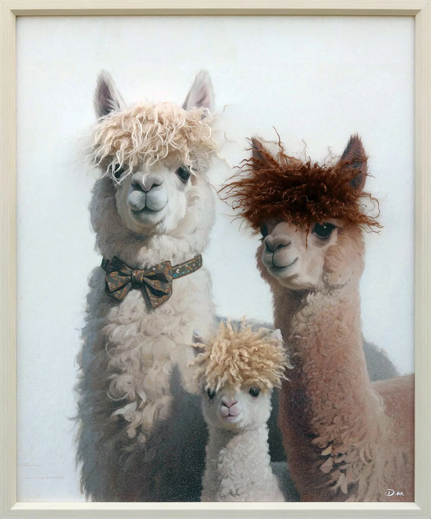 image LAND Gemälde Stylish Lama Family | Schubiger Möbel