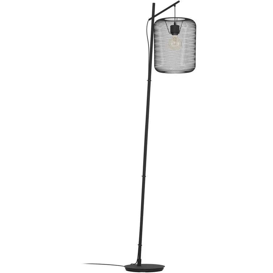 Eglo Stehlampe Wrington Schwarz Stahl 30 cm 194 cm