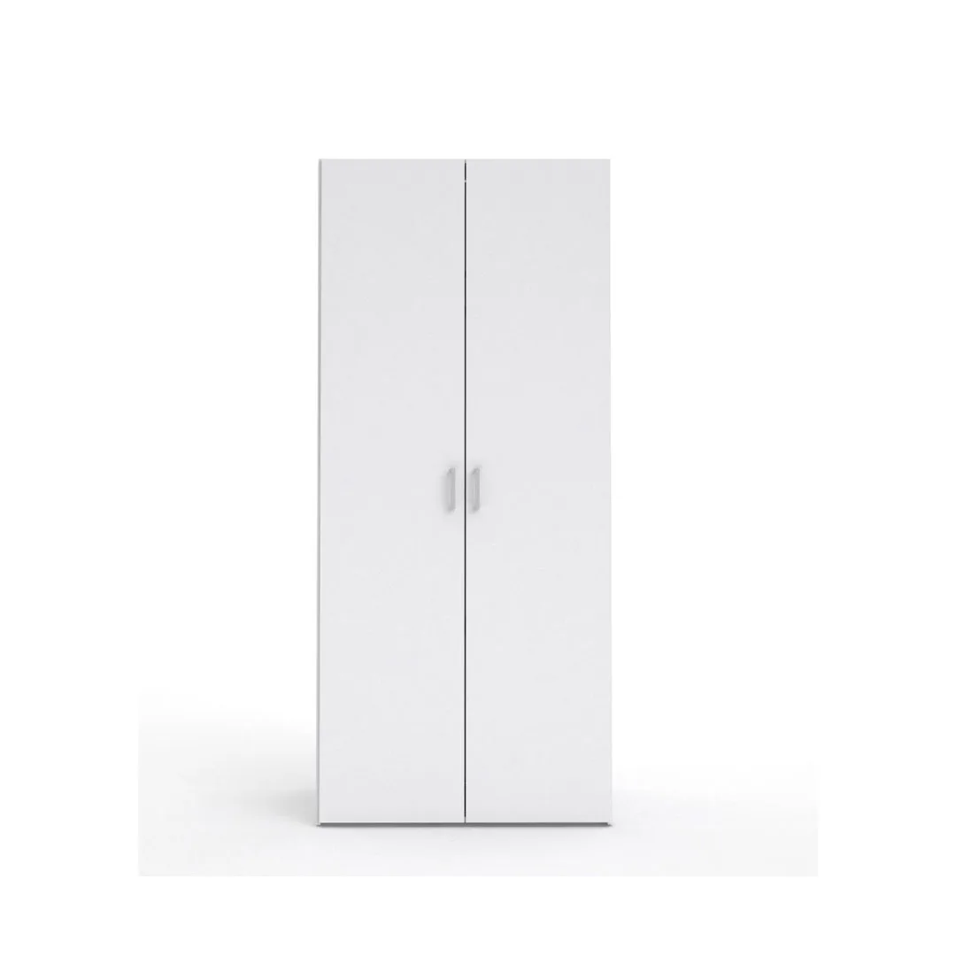 Spell Kleiderschrank B 2 Türen. Weiss.