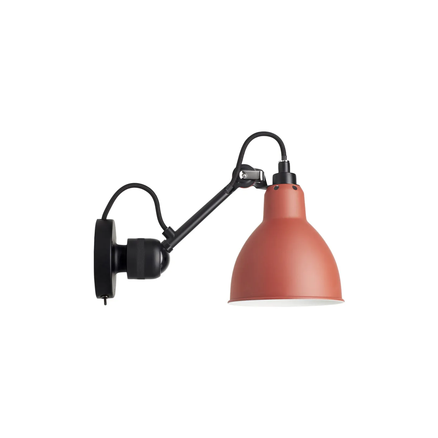 DCWéditions - Lampe Gras No304 SW - Röd - Sänglampor - Bernard-Albin Gras - Röd - Metall