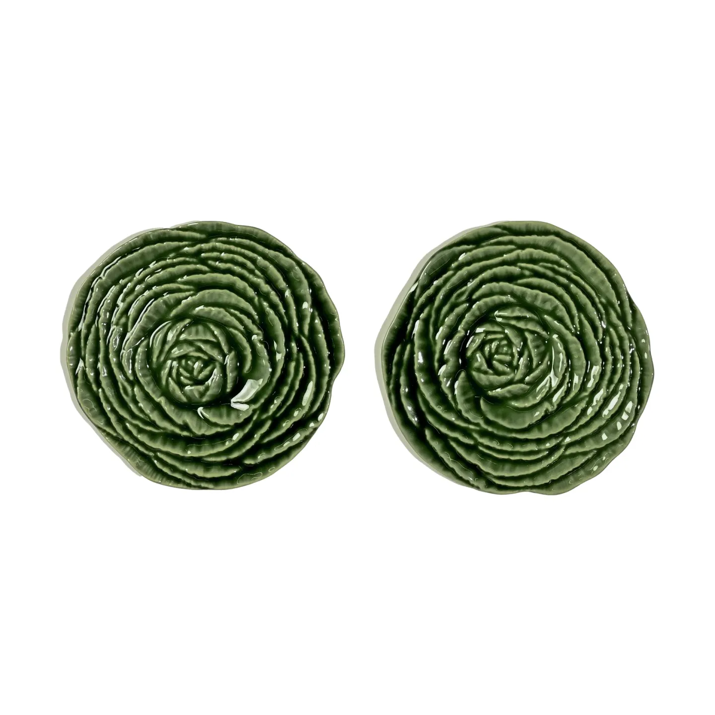 Byon Veggie Glasuntersetzer Ø10 cm 2er-Pack Grün