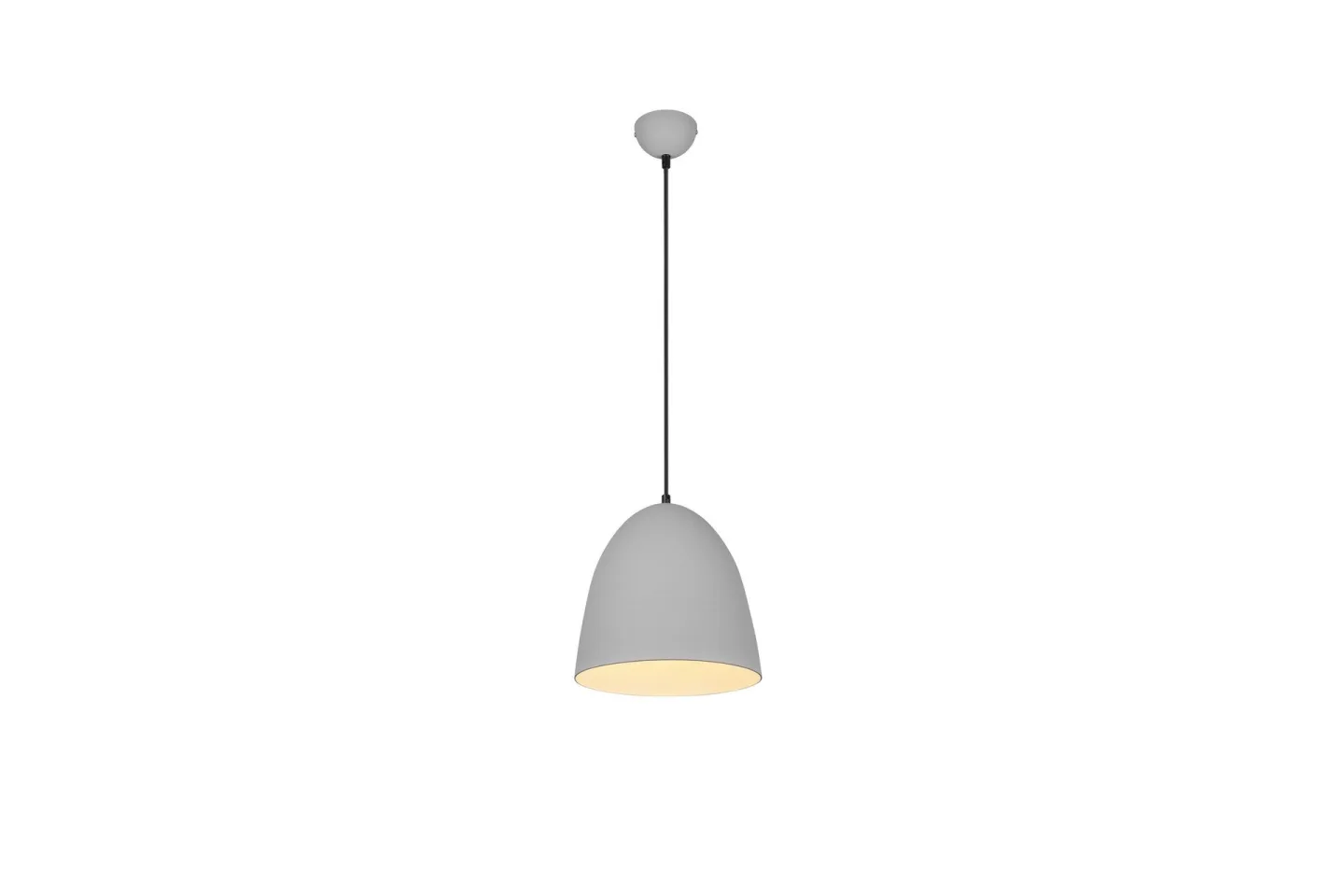 Tilda Taklampa 25 cm E27 grå - Grå