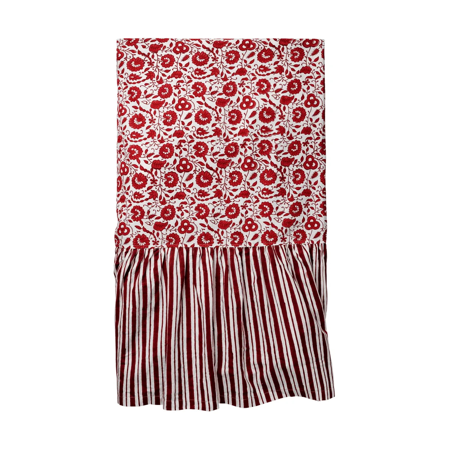 Pick a Poppy Damson Tischdecke Burgunderrot, 350x150 cm