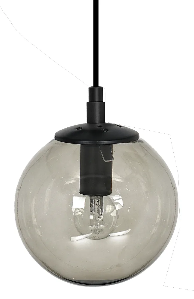 Hallbergs - Perla W Ø16 - Taklampa - Svart