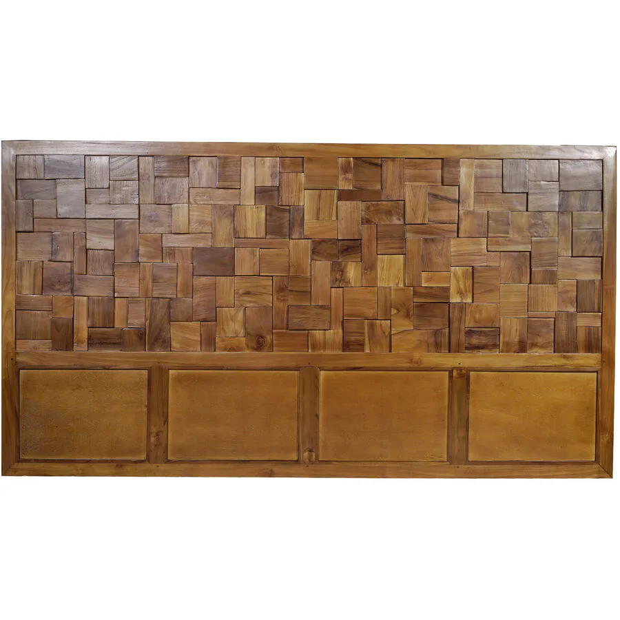 Kopfteil Rimon natur Teak B 220 T 5 cm