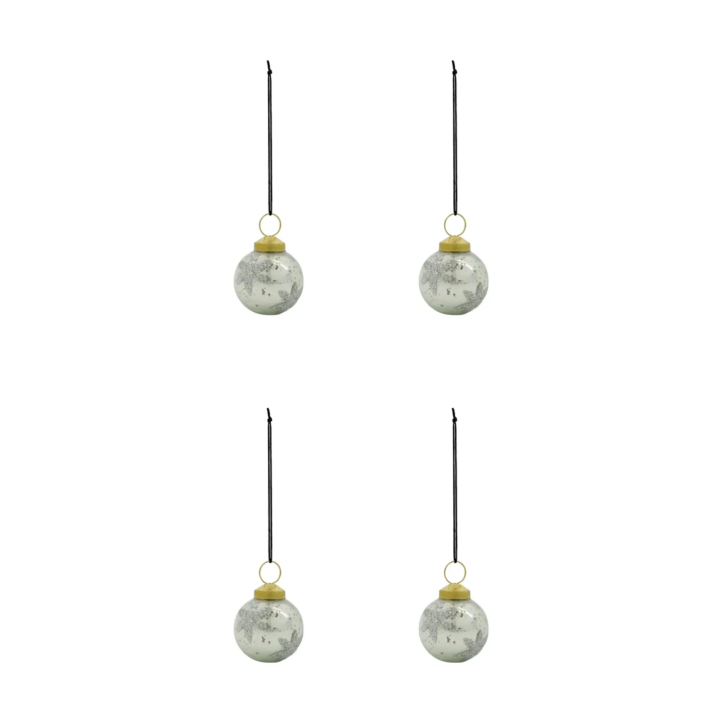 House Doctor Fiore julgranskula 4-pack Ljusblå