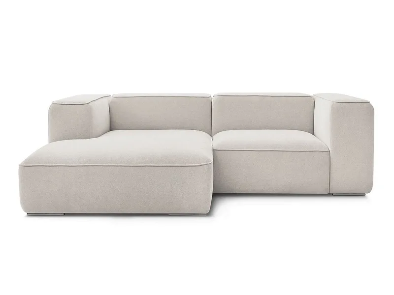 Ecksofa BOBOCHIC ZEPHYR Stoff mit Textur beige