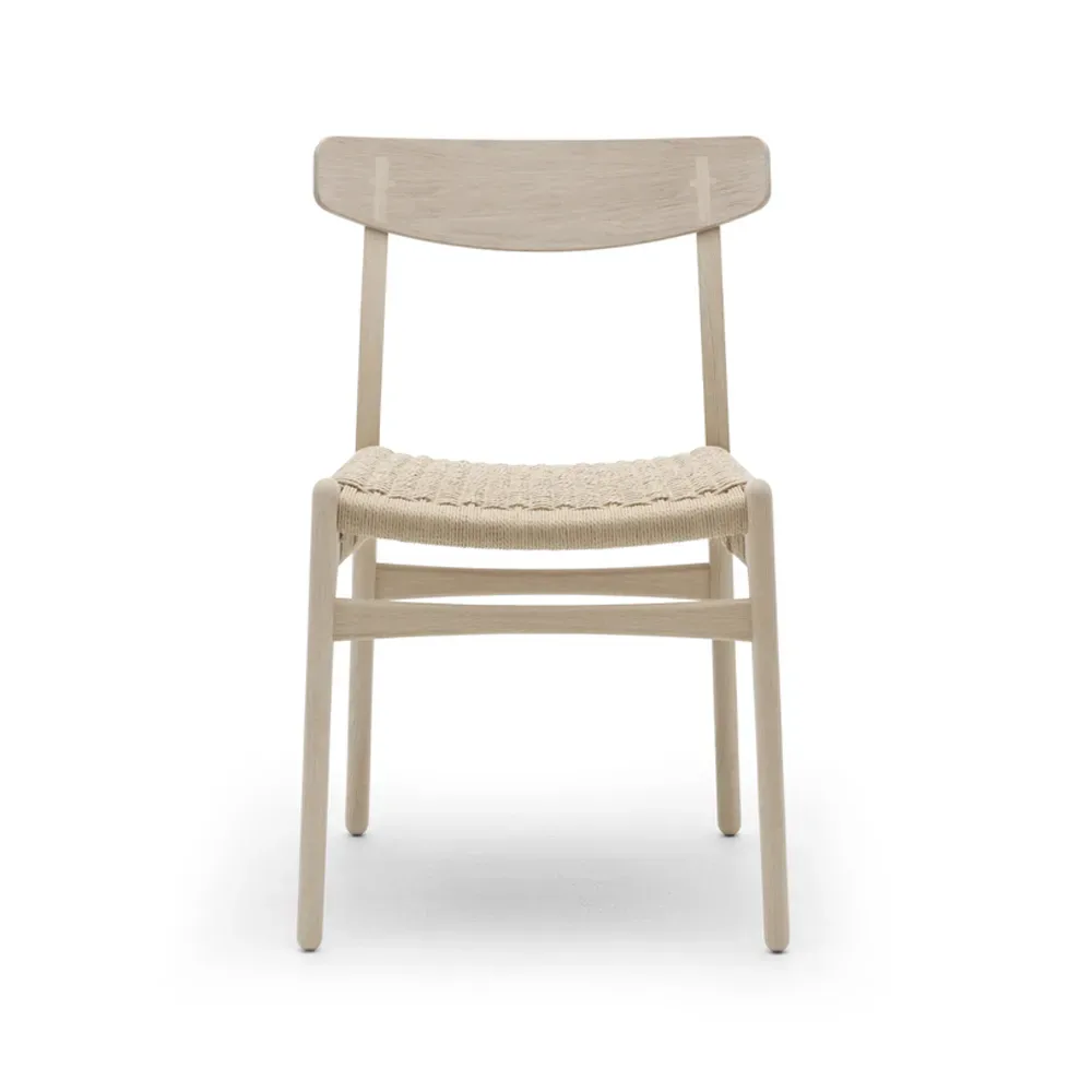 Carl Hansen & Søn CH23 stol Såpad ek-naturflätad