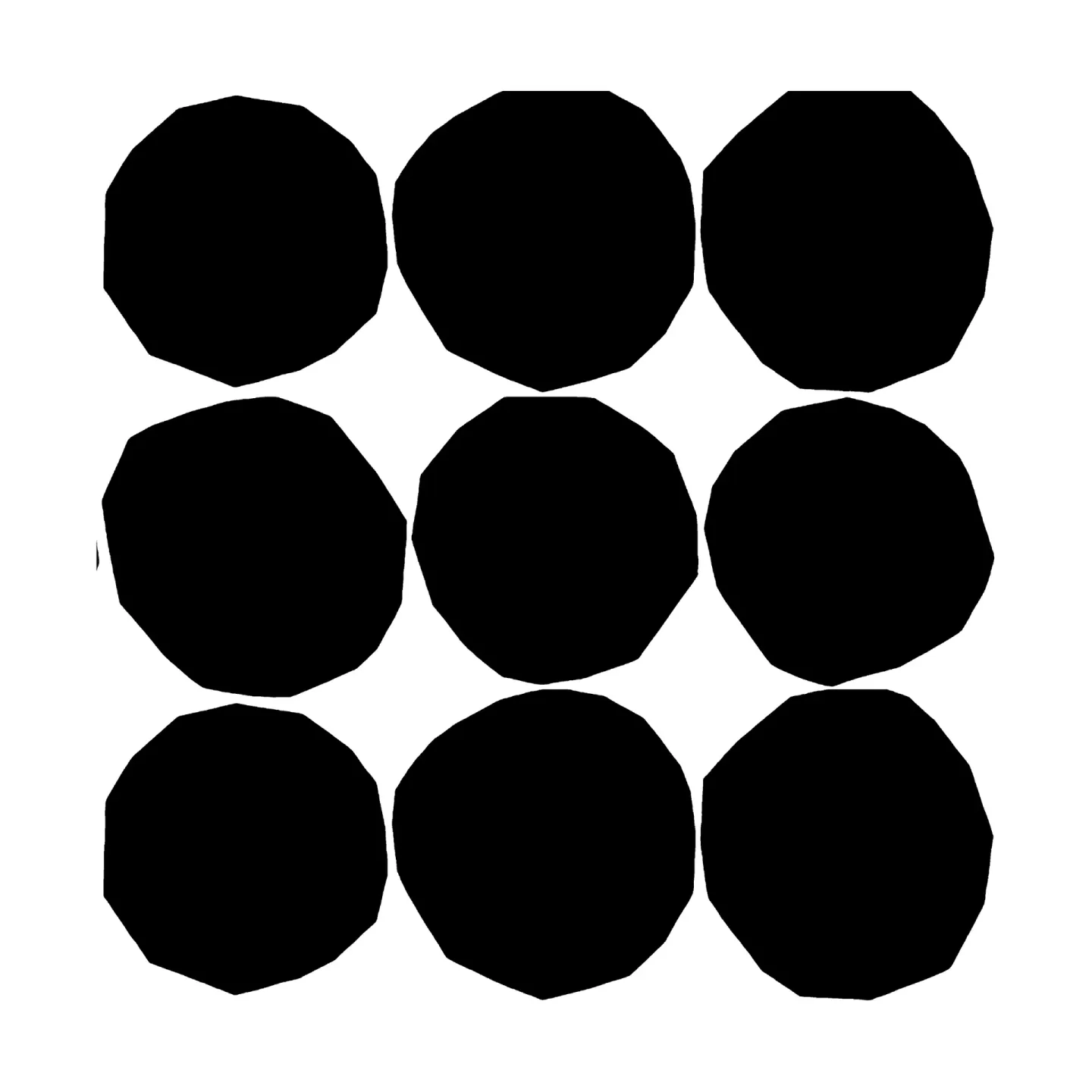 Marimekko Kivet Serviette 33 x 33cm 20er Pack Black-White