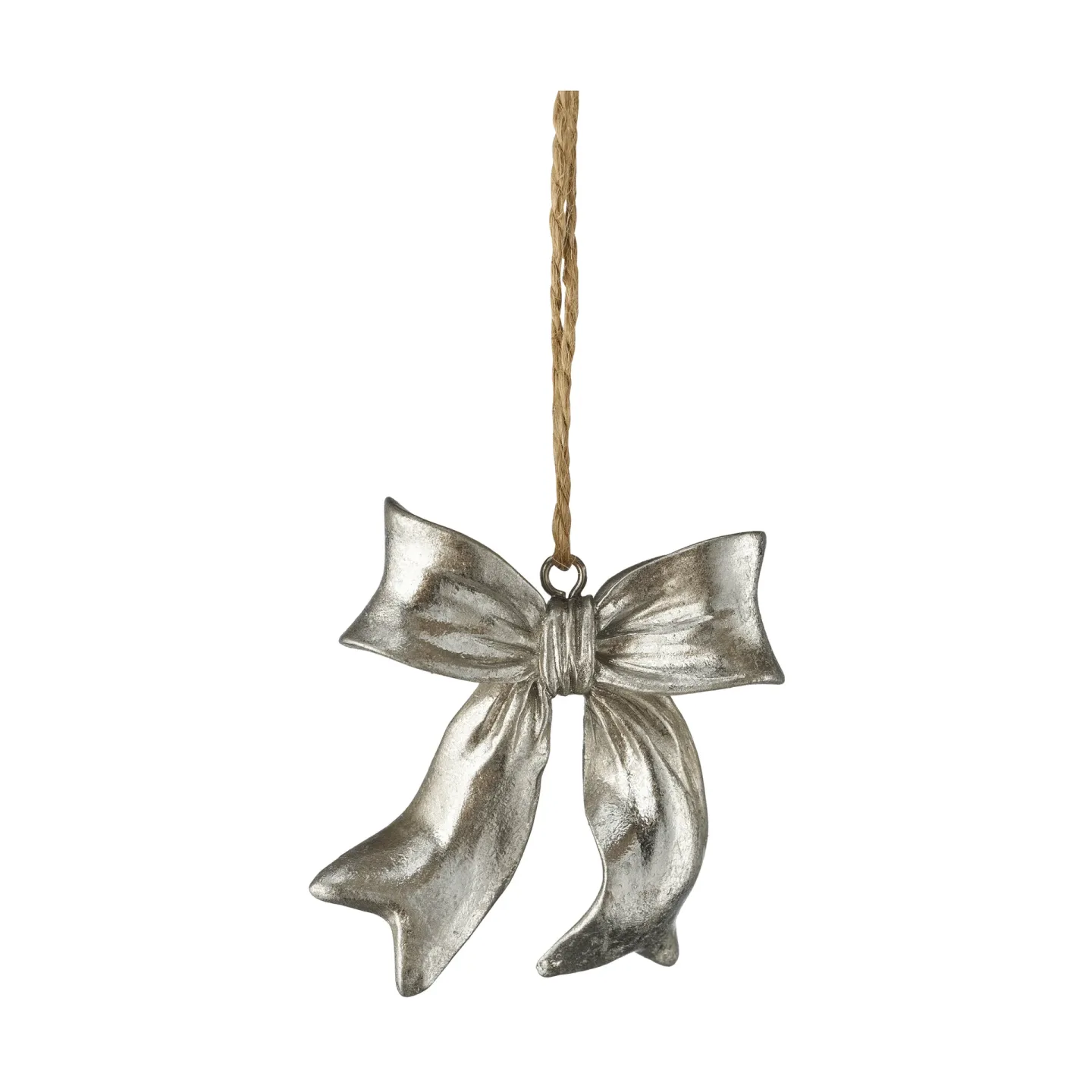 Lene Bjerre Serafina bow hänge Silverfärgad, 6x2,5x6,7 cm