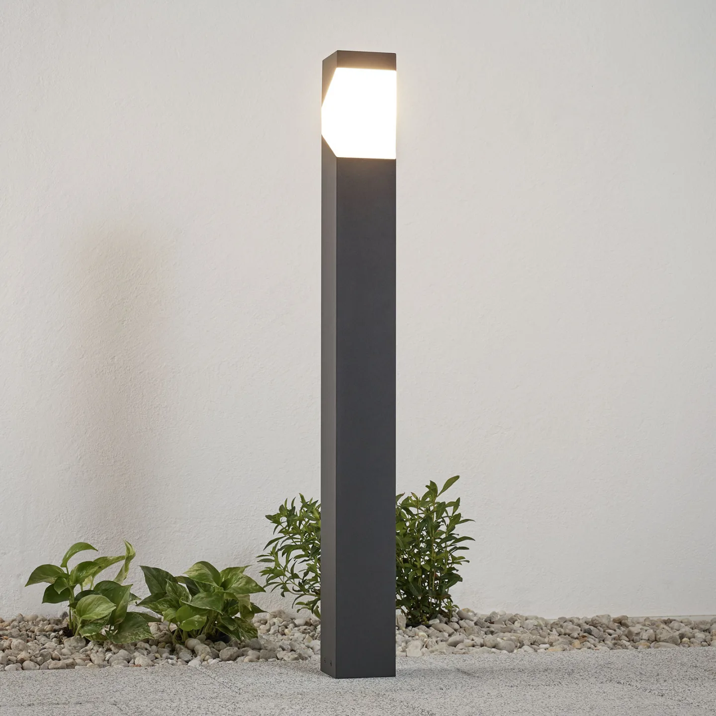 Kiran Utomhus Trädgårdslampa H100 Graphite - Lucande - Terrass - Modern - Aluminium - Med en ljuskälla