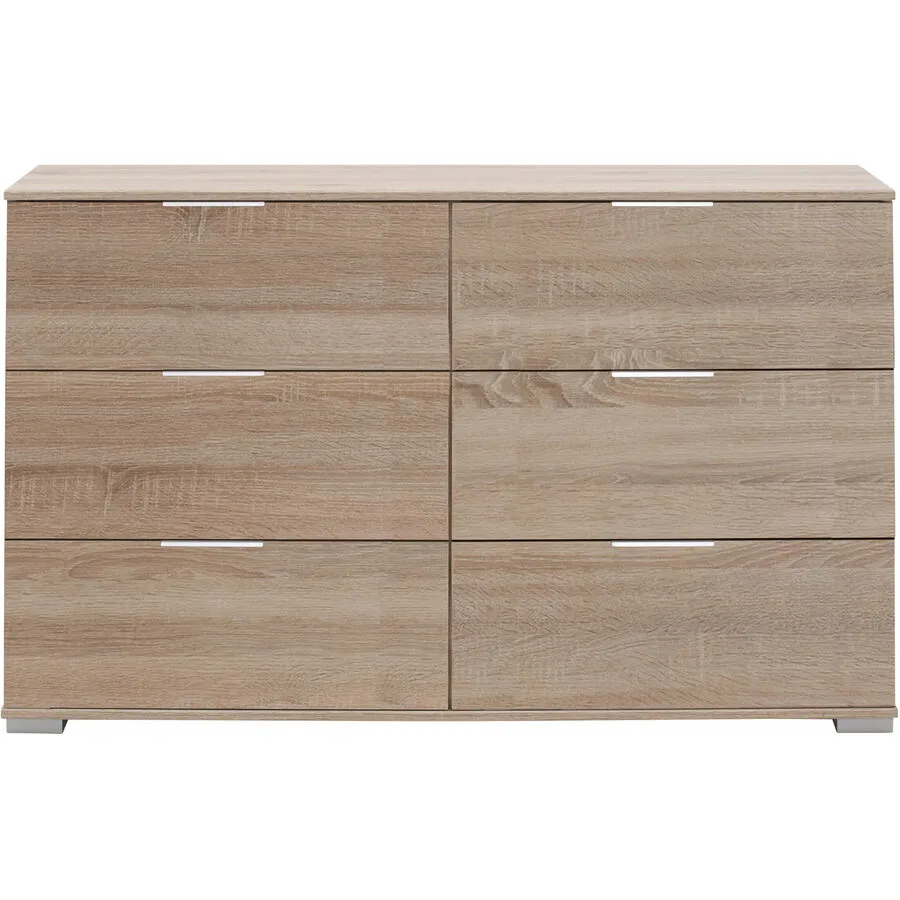 Kommode Peyton A Eiche sägerau Holzwerkstoff B 130 H 83 cm