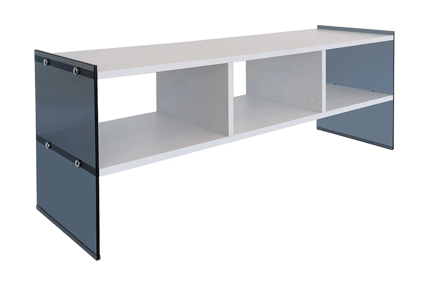 Lekkenne TV-bänk 122 cm - Vit/Grå