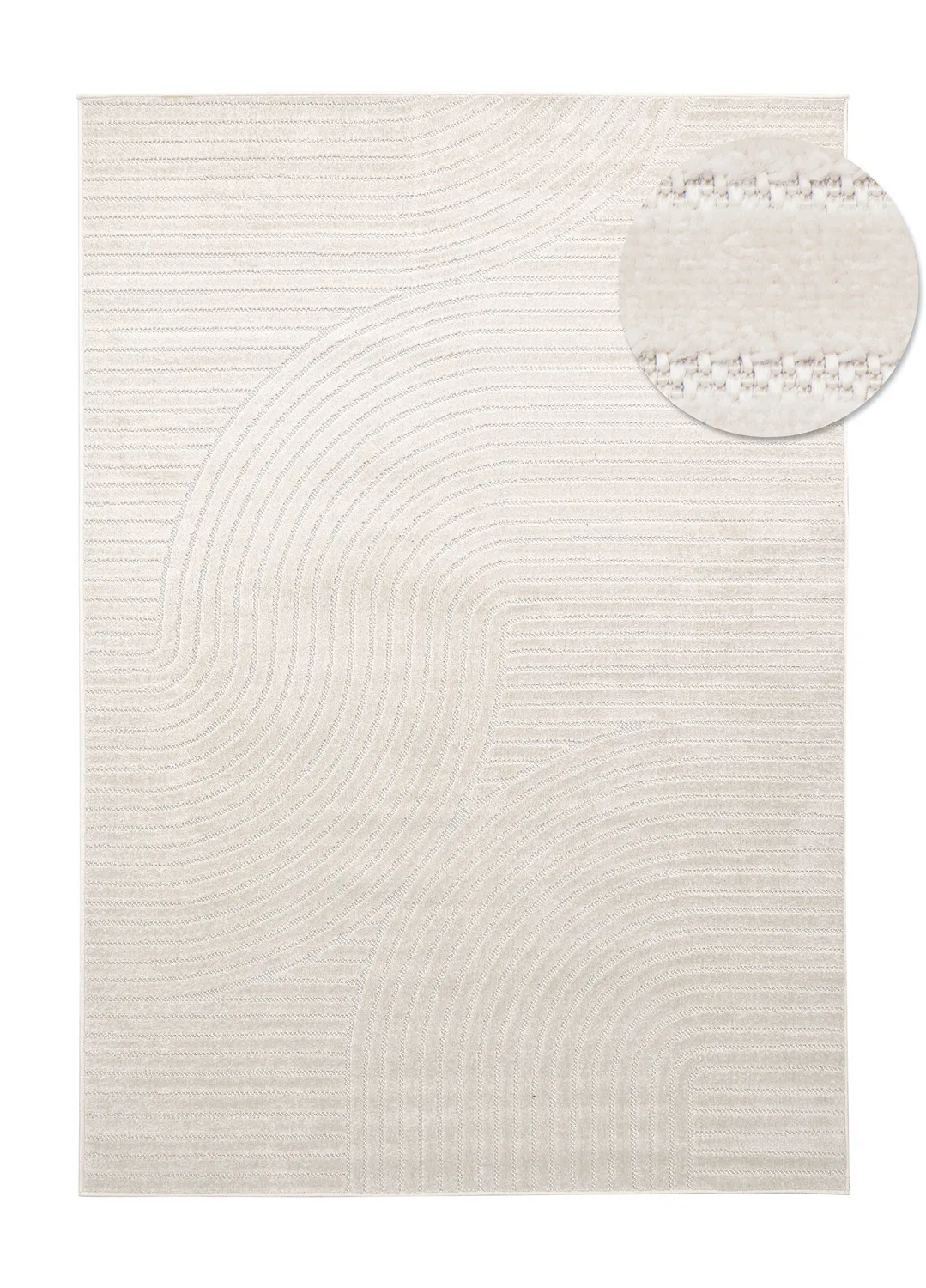 Shaggy Indoor-Outdoor - Devon (cream) (Størrelse: 80 x 200 cm)