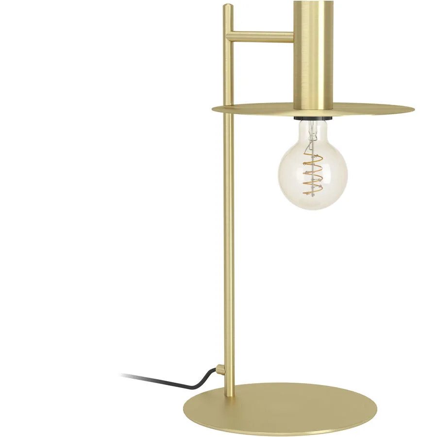 Eglo Tischlampe Escandell Gold Stahl 23 cm 47 cm - Farbe: messing