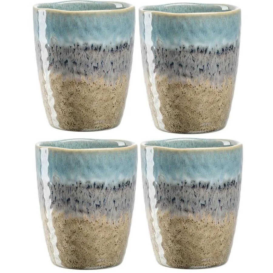 Kaffeebecher Leonardo sand Keramik H 10 cm 0.3 l 4 Stk