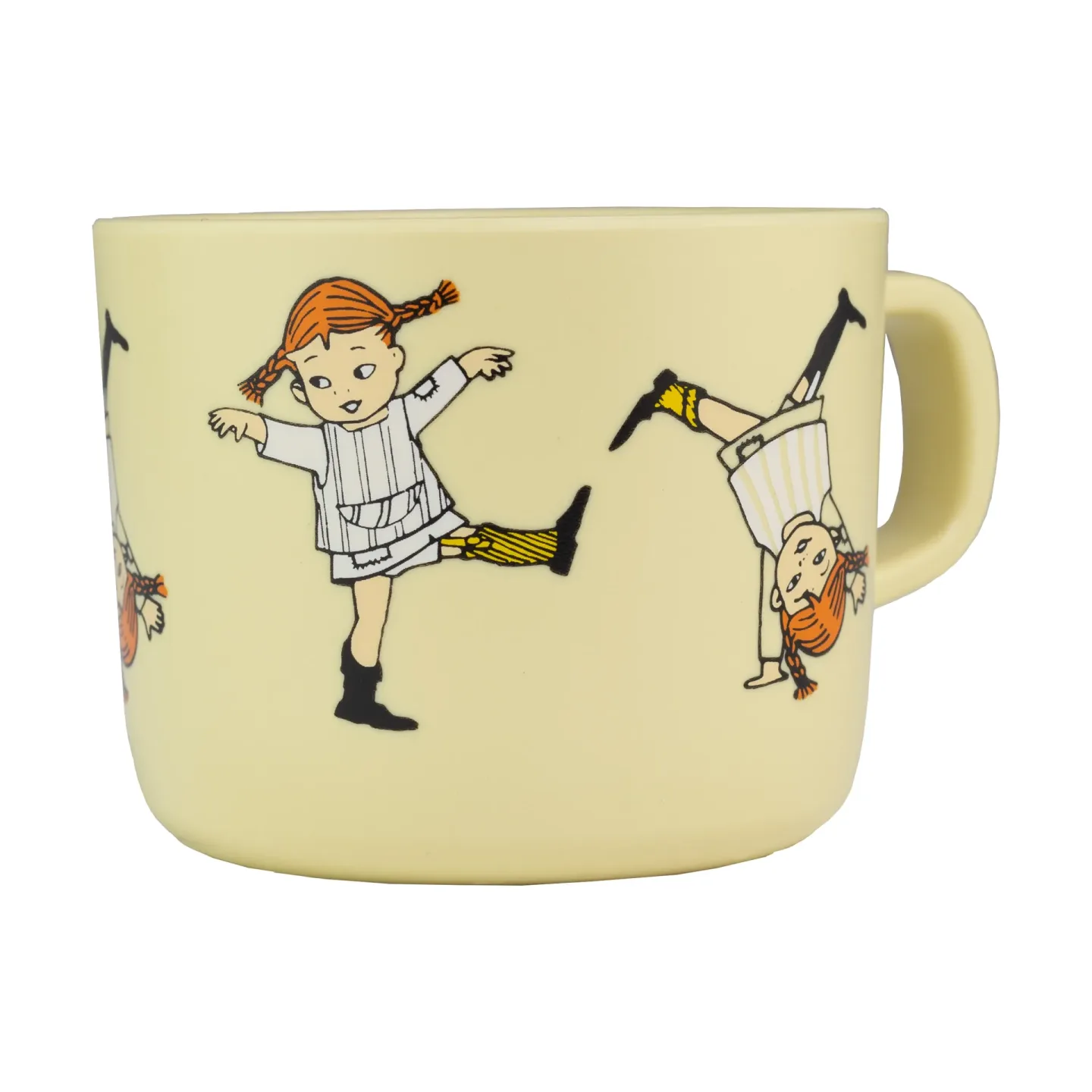 Rätt Start Pippi Cirkus Becher 25 cl Gelb